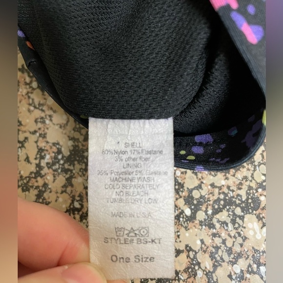 BlackStrap Kids Dual Layer Tube Face Mask OS Paint Splash - Picture 5 of 6